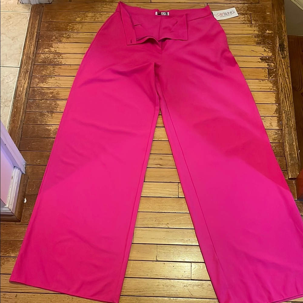 Wide Leg Pink Pants